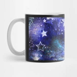 Space background with stars Mug